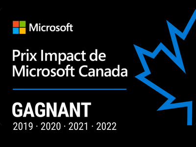 2022 Microsoft Impact Award Logo [French]