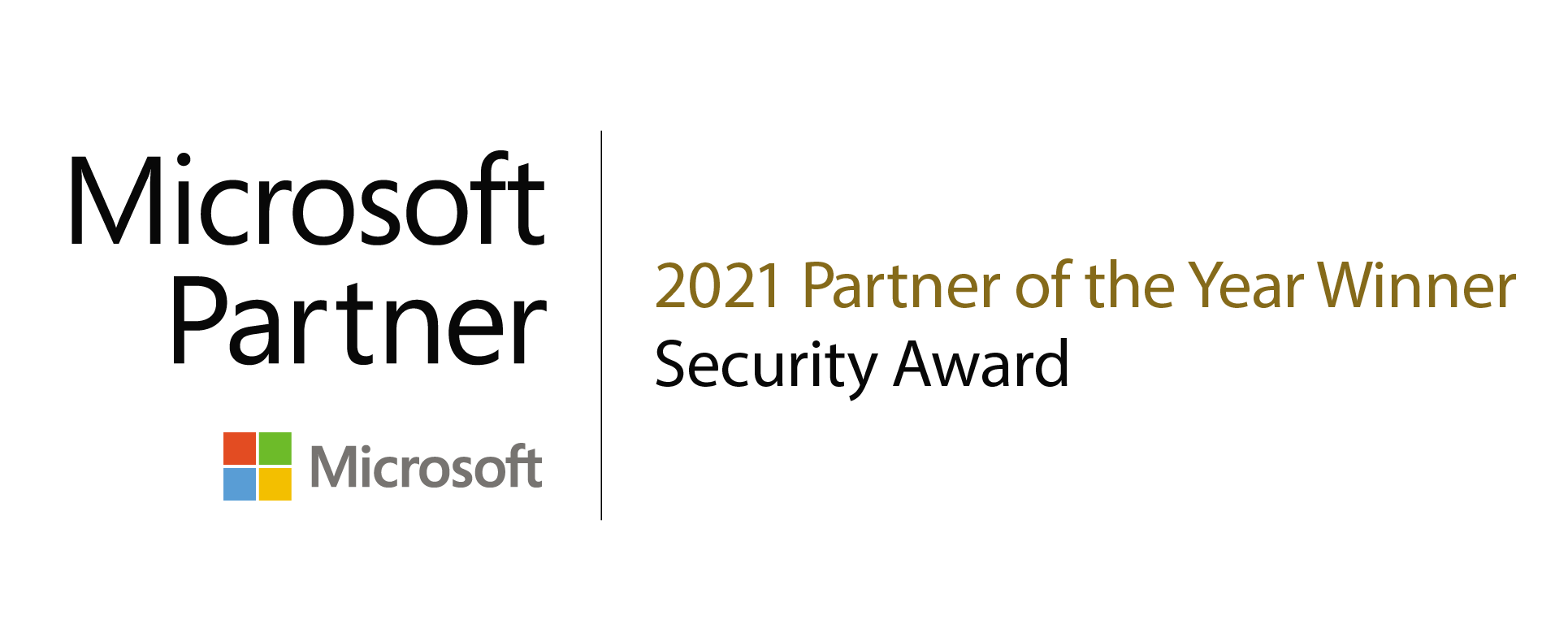 Microsoft 2021 Security Partner of the Year