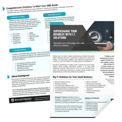 Bulletproof's Managed IT Services for your business.