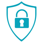 Security Icon Blue