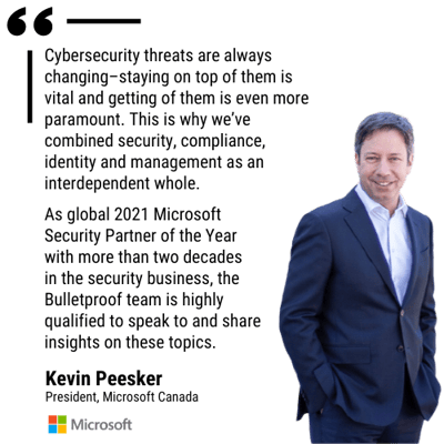 Kevin Peesker President Microsoft Canada Quote