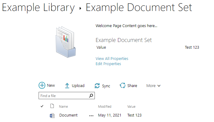 SharePoint Modern Document Sets SharePoint Modern Document Sets